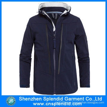 2016 Hot Selling Winter Softshell Black Jackets From China
